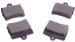Beck Arnley  087-1598  Semi-Metallic Brake Pads (0871598, 087-1598, 871598)