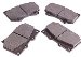 Beck Arnley  087-1618  Semi-Metallic Brake Pads (0871618, 871618, 087-1618)