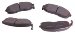 Beck Arnley  087-1640  Semi-Metallic Brake Pads (0871640, 871640, 087-1640)
