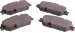 Beck Arnley  082-1657  Premium Brake Pads (0821657, 821657, 082-1657)
