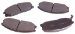 Beck Arnley  087-1675  Semi-Metallic Brake Pads (871675, 0871675, 087-1675)