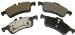 Beck Arnley 087-1704 Semi-Metallic Brake Pad (871704, 0871704, 087-1704)