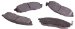 Beck Arnley  087-1653  Semi-Metallic Brake Pads (087-1653, 0871653, 871653)