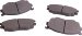 Beck Arnley  082-1627  Premium Brake Pads (082-1627, 0821627, 821627)