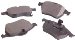 Beck Arnley  087-1579  Semi-Metallic Brake Pads (0871579, 871579, 087-1579)