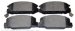 Beck Arnley  082-1417  Premium Brake Pads (0821417, 821417, 082-1417)