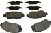 Beck Arnley  087-1693  Semi-Metallic Brake Pads (871693, 0871693, 087-1693)
