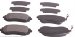 Beck Arnley  087-1702  Semi-Metallic Brake Pads (087-1702, 871702, 0871702)