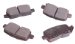 Beck Arnley  087-1677  Semi-Metallic Brake Pads (0871677, 871677, 087-1677)