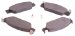 Beck Arnley  087-1671  Semi-Metallic Brake Pads (0871671, 871671, 087-1671)