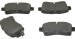 Beck Arnley  087-1694  Semi-Metallic Brake Pads (871694, 087-1694, 0871694)