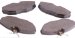Beck Arnley  087-1650  Semi-Metallic Brake Pads (871650, 0871650, 087-1650)