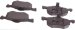 Beck Arnley  087-1676  Semi-Metallic Brake Pads (871676, 0871676, 087-1676)