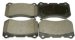 Beck Arnley 087-1713 Semi-Metallic Brake Pad (0871713, 871713, 087-1713)