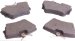 Beck Arnley  087-1617  Semi-Metallic Brake Pads (0871617, 087-1617, 871617)