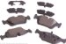 Beck Arnley  086-1484C  Ceramic Brake Pads (0861484C, 086-1484C)