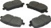 Beck Arnley  087-1697  Semi-Metallic Brake Pads (0871697, 087-1697, 871697)