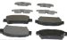 Beck Arnley  087-1700  Semi-Metallic Brake Pads (0871700, 871700, 087-1700)