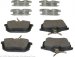 Beck Arnley  087-1665  Semi-Metallic Brake Pads (0871665, 871665, 087-1665)