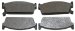 Beck Arnley  087-1376  Semi-Metallic Brake Pads (871376, 0871376, 087-1376)
