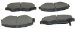 Beck Arnley  087-1692  Semi-Metallic Brake Pads (871692, 0871692, 087-1692)