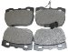 Beck Arnley  087-1450  Semi-Metallic Brake Pads (0871450, 871450, 087-1450)