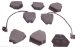 Beck Arnley  087-1673  Semi-Metallic Brake Pads (871673, 0871673, 087-1673)