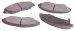 Beck Arnley  087-1612  Semi-Metallic Brake Pads (871612, 0871612, 087-1612)