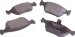 Beck Arnley  087-1614  Semi-Metallic Brake Pads (871614, 0871614, 087-1614)
