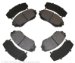 Beck Arnley  086-1458C  Ceramic Brake Pads (0861458C, 086-1458C)