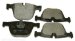 Beck Arnley 087-1721 Semi-Metallic Brake Pad (087-1721, 0871721)
