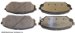 Beck Arnley Front Ceramic Pads 086-1777C (086-1777C)