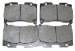Beck Arnley  087-1507  Semi-Metallic Brake Pads (0871507, 871507, 087-1507)