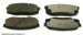 Beck Arnley Rear Ceramic Pads 086-1793C (086-1793C)