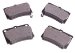Beck Arnley  087-1575  Semi-Metallic Brake Pads (0871575, 871575, 087-1575)