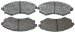 Beck Arnley  087-1539  Semi-Metallic Brake Pads (0871539, 871539, 087-1539)