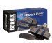Bendix MKD1257IQ Import Quiet Front Brake Pad Set (MKD1257IQ, BFMKD1257IQ)