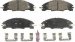 Bendix D1339 CQ Ceramic Front Brake Pad Set (BFD1339, D1339)