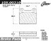 Centric Parts 104.00310 Posi-Quiet Metallic Brake Pad with Shim (10400310, 1040031, CE10400310)