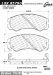 Centric Parts 105.05790 Ceramic Brake Pad (1050579, CE10505790, 10505790)