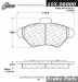 Centric Parts 105.06000 Ceramic Brake Pad (10506000, 10506, CE10506000)