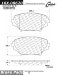 Centric Parts 105.08620 Ceramic Brake Pad (1050862, CE10508620, 10508620)