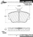 Centric Parts 105.05980 Ceramic Brake Pad (1050598, CE10505980, 10505980)