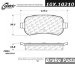 Centric Parts 106.10210 Posi-Quiet Severe Duty Brake Pad (1061021, CE10610210, 10610210)