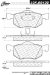Centric Parts 105.08430 Ceramic Brake Pad (10508430, 1050843, CE10508430)