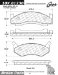 Centric Parts 104.01230 Posi-Quiet Metallic Brake Pad with Shim (1040123, CE10401230, 10401230)