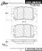 Centric Parts 105.09300 105 Series Posi Quiet Semi Metallic Brake Pad (10509300, 105093, CE10509300)