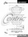 Centric Parts 104.05552 104 Series Semi Metallic Standard Brake Pad (10405552, CE10405552)