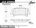 Centric Parts 106.09960 106 Series Posi Quiet Semi Metallic Brake Pad (CE10609960, 1060996, 10609960)