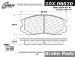 Centric Parts 100.06020 Original Equipment Formula Brake Pad (CE10006020, 1000602, 10006020)